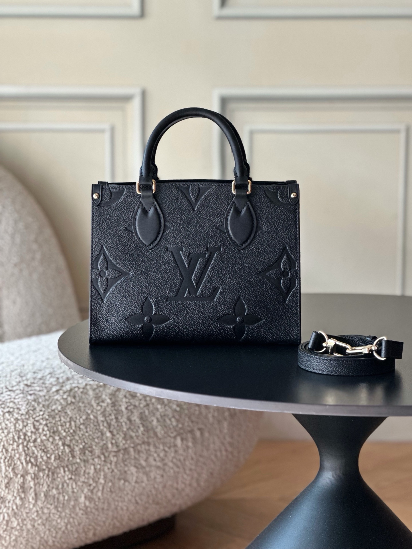 IMG_13759 👛 LV ONTHEGO PM M45653 ⚡ ТОП-РЕПЛИКА 1:1 / С ЧИПОМ / ПОЛНЫЙ КОМПЛЕКТ / НОВАЯ ✨ — изображение 3